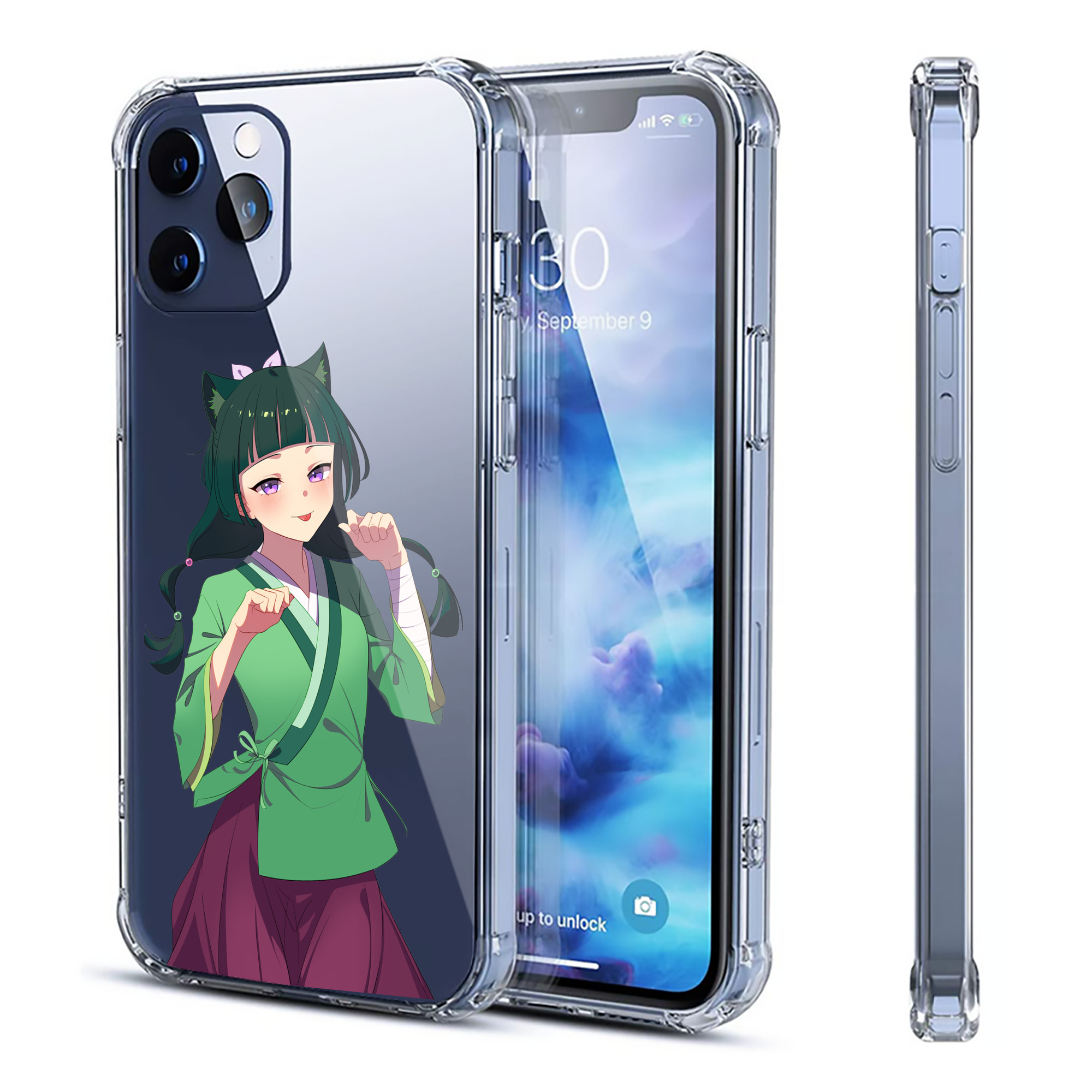 （画像用） 薬屋のひとりごと The Apothecary Diaries 【iPhone 12シリーズ対応】透明スマホケース（クリアソフトケース）